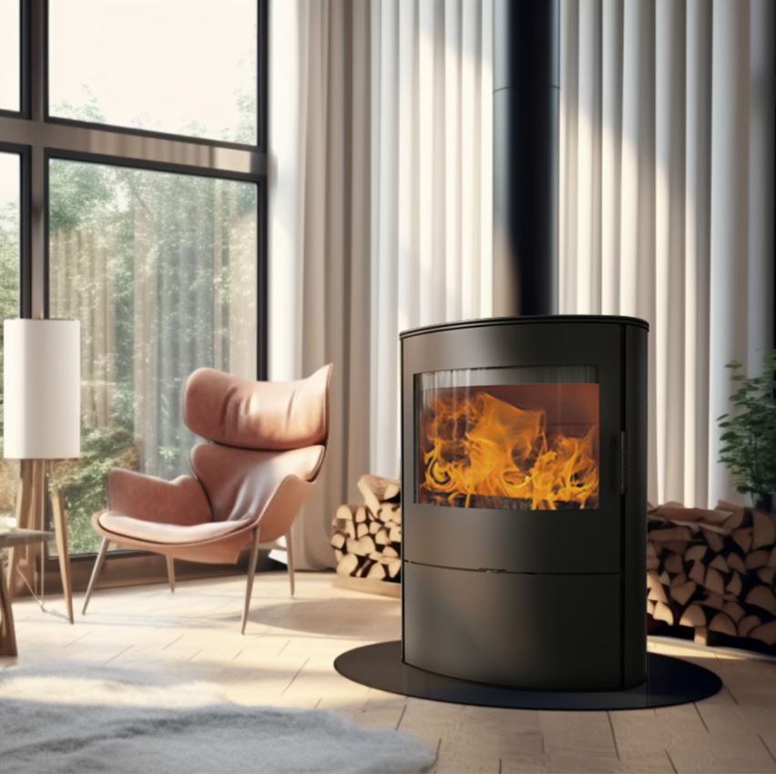 KRATKI KOZA/AB/S/2/ROLLO/BLACK 10KW (70-90M2) ΕΝΕΡΓΕΙΑΚΗ ΣΟΜΠΑ ΞΥΛΟΥ ΑΠΟ ΧΑΛΥΒΑ ΜΕ ΜΑΥΡΑ ΚΕΡΑΜΙΚΑ TERMOTEC - Image 3