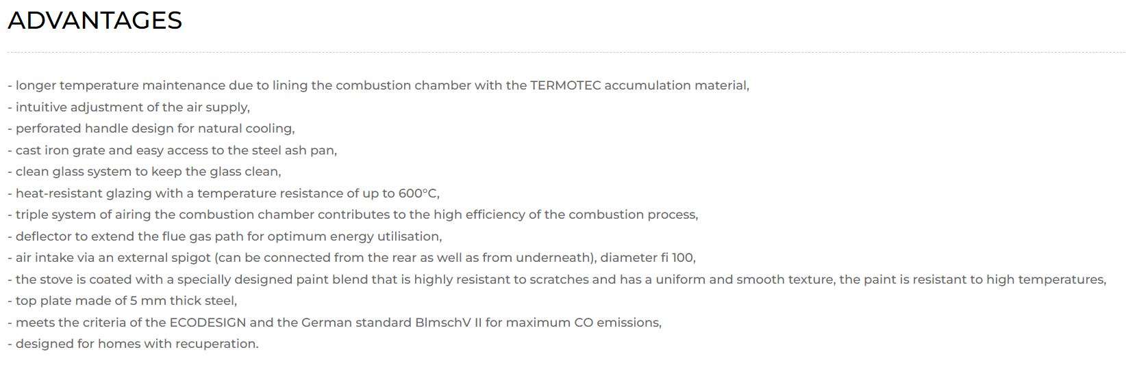 KRATKI KOZA/AB/S/2/ROLLO 10KW (70-90M2) ΕΝΕΡΓΕΙΑΚΗ ΣΟΜΠΑ ΞΥΛΟΥ ΑΠΟ ΧΑΛΥΒΑ ΜΕ ΛΕΥΚΑ ΚΕΡΑΜΙΚΑ TERMOTEC - Image 12
