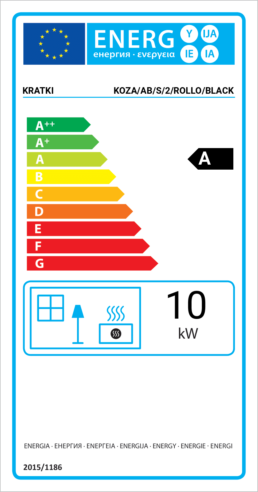 KRATKI KOZA/AB/S/2/ROLLO/BLACK 10KW (70-90M2) ΕΝΕΡΓΕΙΑΚΗ ΣΟΜΠΑ ΞΥΛΟΥ ΑΠΟ ΧΑΛΥΒΑ ΜΕ ΜΑΥΡΑ ΚΕΡΑΜΙΚΑ TERMOTEC - Image 4