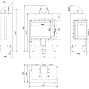 Alternative view of KRATKI LUCY/12/L/NEW ΑΡΙΣΤΕΡΗ ΓΩΝΙΑ ΑΝΟΙΓΟΜΕΝΟ 12KW (80-130M2) ΕΝΕΡΓΕΙΑΚΟ ΤΖΑΚΙ ΑΕΡΟΘΕΡΜΟ ΜΕ ΛΕΥΚΑ ΚΕΡΑΜΙΚΑ TERMOTEC