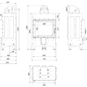 Alternative view of KRATKI LUCY/12/NEW/BLACK ΑΝΟΙΓΟΜΕΝΟ 12KW (80-130M2) ΕΝΕΡΓΕΙΑΚΟ ΤΖΑΚΙ ΑΕΡΟΘΕΡΜΟ ΜΕ ΜΑΥΡΑ ΚΕΡΑΜΙΚΑ TERMOTEC