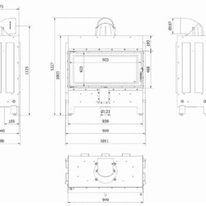 Alternative view of KRATKI LUCY/16/NEW/BLACK ΑΝΟΙΓΟΜΕΝΟ 16KW (110-175M2) ΕΝΕΡΓΕΙΑΚΟ ΤΖΑΚΙ ΑΕΡΟΘΕΡΜΟ ΜΕ ΜΑΥΡΑ ΚΕΡΑΜΙΚΑ TERMOTEC
