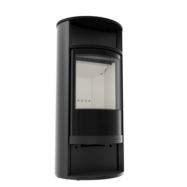 KRATKI RUNA ECODESIGN 8KW (50-70M2) ΕΝΕΡΓΕΙΑΚΗ ΣΟΜΠΑ ΞΥΛΟΥ ΑΠΟ ΧΑΛΥΒΑ ΜΕ ΛΕΥΚΑ ΚΕΡΑΜΙΚΑ TERMOTEC - Image 4