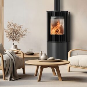 Alternative view of KRATKI SVEN 7KW ECODESIGN (75 - 90M2) ΕΝΕΡΓΕΙΑΚΗ ΣΟΜΠΑ ΑΠΟ ΧΑΛΥΒΑ ΜΕ ΛΕΥΚΑ ΚΕΡΑΜΙΚΑ TERMOTEC