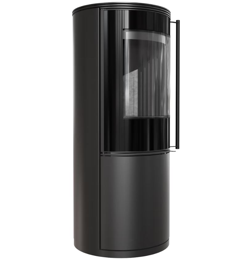 KRATKI SVEN/BLACK 7KW ECODESIGN (75 - 90M2) ΕΝΕΡΓΕΙΑΚΗ ΣΟΜΠΑ ΑΠΟ ΧΑΛΥΒΑ ΜΕ ΜΑΥΡΑ ΚΕΡΑΜΙΚΑ TERMOTEC