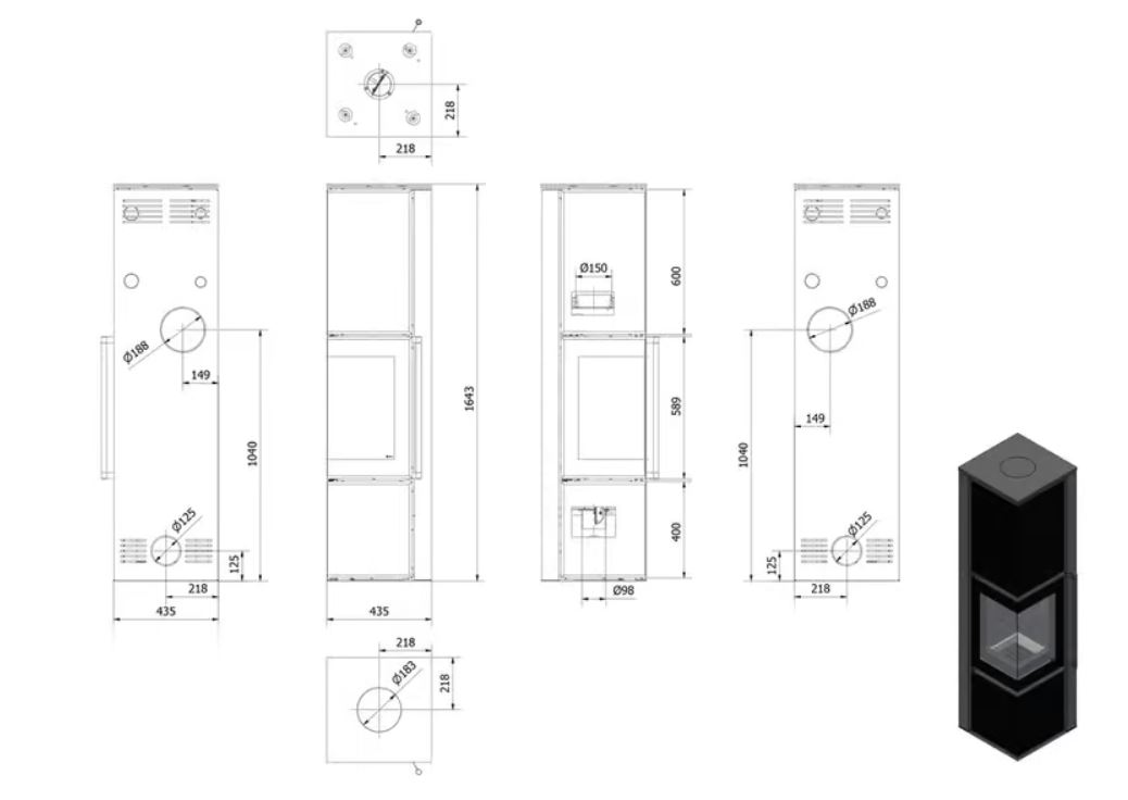 KRATKI TORA/L/Q/N/A ECODESIGN 8KW (50-70M2) ΕΝΕΡΓΕΙΑΚΗ ΣΟΜΠΑ ΞΥΛΟΥ ΑΠΟ ΧΑΛΥΒΑ ΜΕ ΛΕΥΚΑ ΚΕΡΑΜΙΚΑ TERMOTEC - Image 3